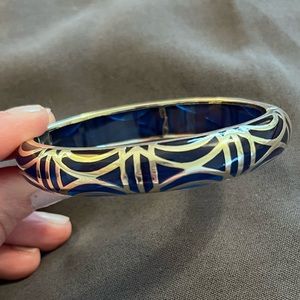 AHC Pillar bracelet; Blue and silver
